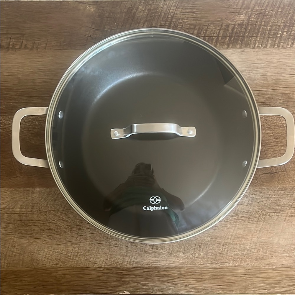 Calphalon Black Nonstick Jumbo Fryer
